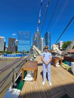 OFICIAL DE LA ARMADA PARAGUAYA RETORNA DEL LIII VIAJE DE INSTRUCCIÓN DEL BUQUE ESCUELA FRAGATA ARA LIBERTAD DE LA ARMADA ARGENTINA